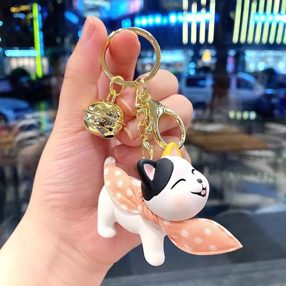 Cute Keychain with Scarf 3D Keychain - Tinyminymo