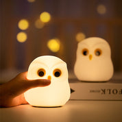 Cute Color-Changing Owl Silicone Lamp - Tinyminymo