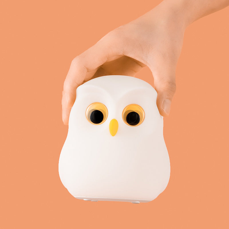 Cute Color-Changing Owl Silicone Lamp - Tinyminymo