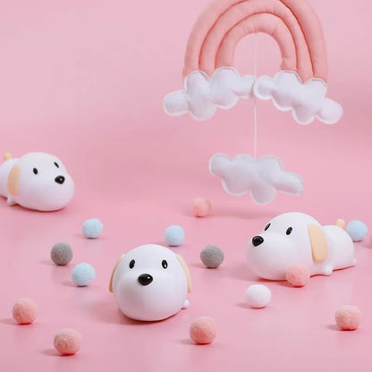 Cute Puppy Silicone Night Lamp - Tinyminymo