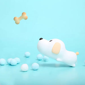 Cute Puppy Silicone Night Lamp - Tinyminymo