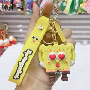 Cute Spongebob Squarepants 3D Keychain - Tinyminymo