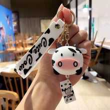Load image into Gallery viewer, 3D cute Cow Keychain - Tinyminymo
