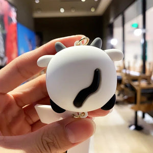 3D cute Cow Keychain - Tinyminymo
