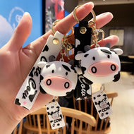 3D cute Cow Keychain - Tinyminymo