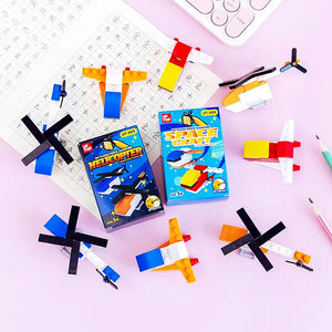 DIY Helicopter Puzzle Pencil Sharpener - Tinyminymo