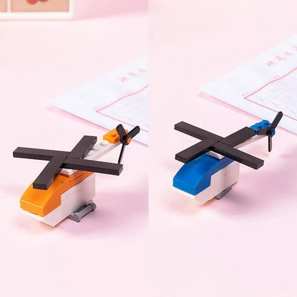 DIY Helicopter Puzzle Pencil Sharpener - Tinyminymo