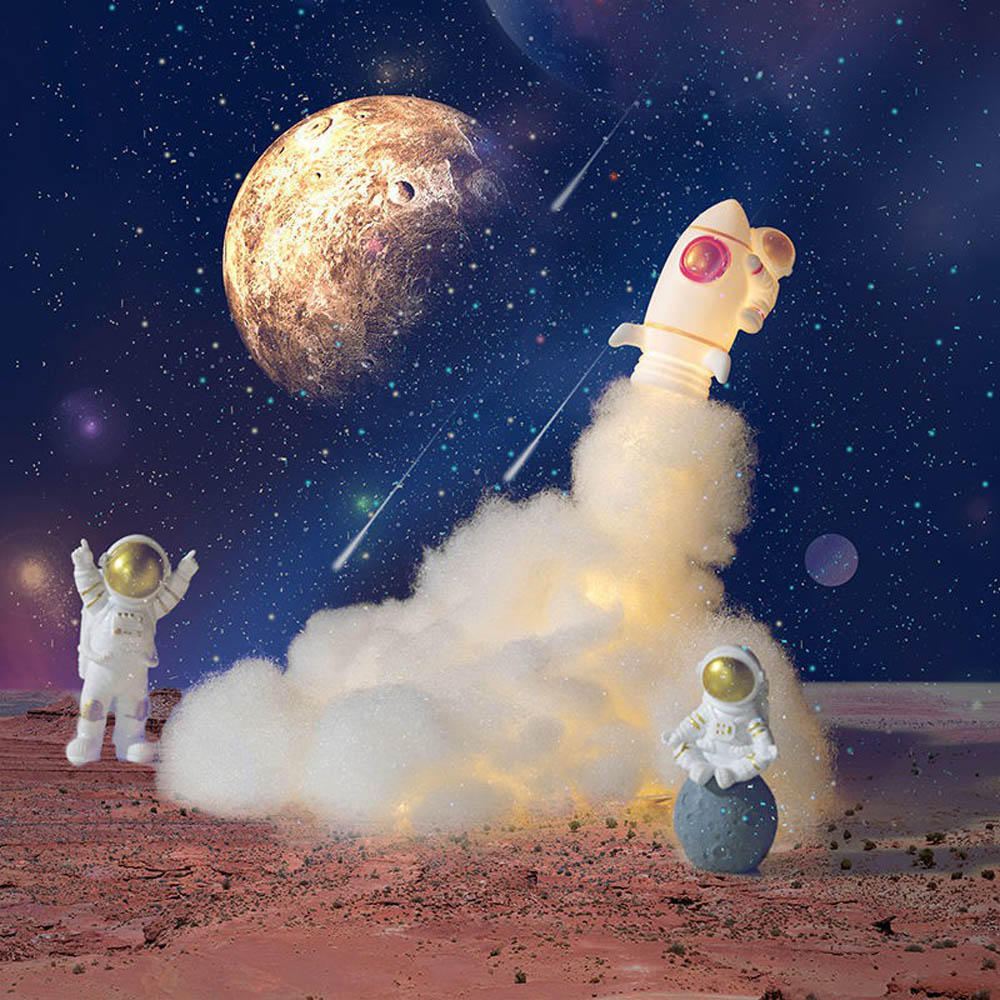 DIY Astro Rocket Lamp - Tinyminymo