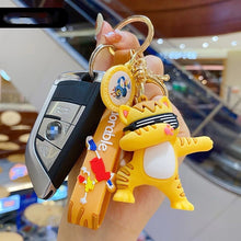Load image into Gallery viewer, Dab Panda and Cat 3D Keychain - Tinyminymo
