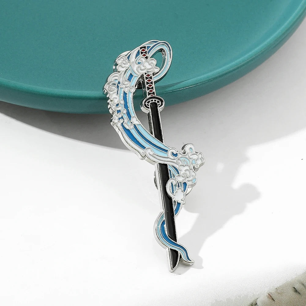 Demon Slayer Katana Lapel Pin - Tinyminymo