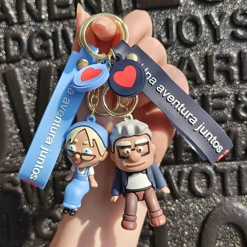 Ellie and Carl 3D Keychain - Tinyminymo