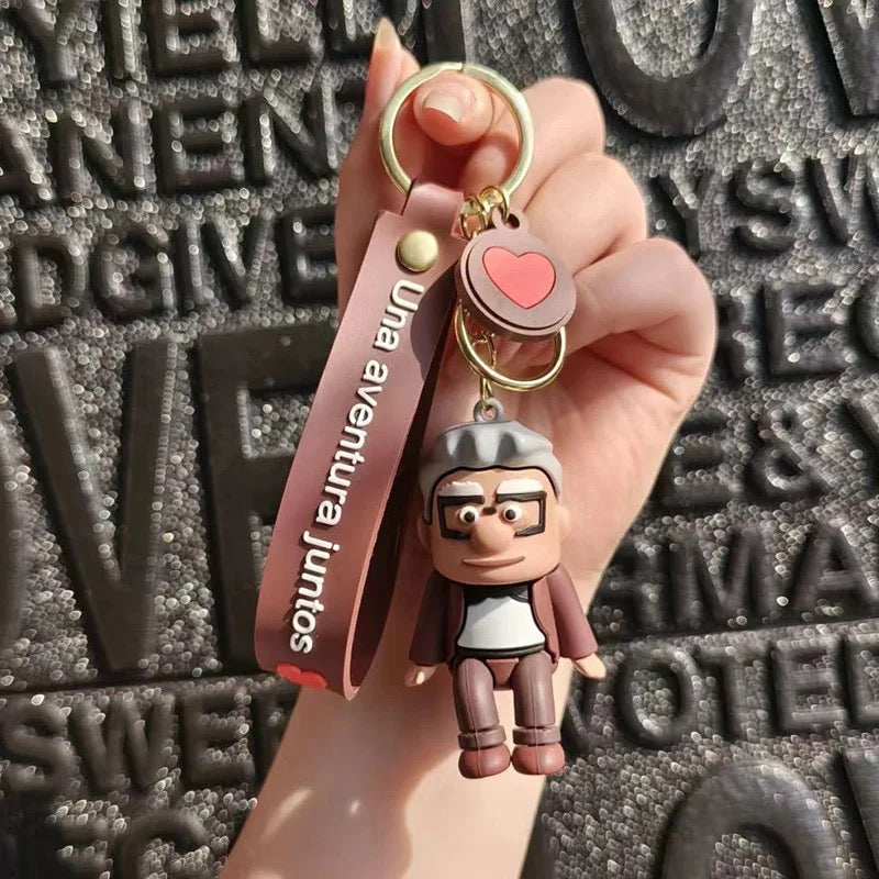 Ellie and Carl 3D Keychain - Tinyminymo