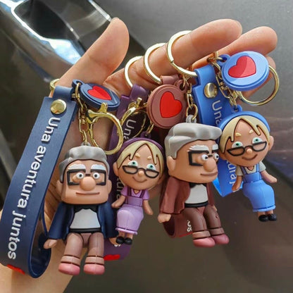 Ellie and Carl 3D Keychain - Tinyminymo