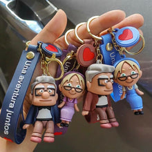 Load image into Gallery viewer, Ellie and Carl 3D Keychain - Tinyminymo
