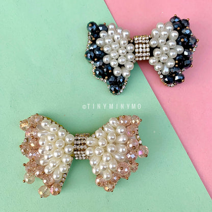 Fancy Handwork Bow Clip - Tinyminymo