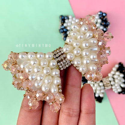 Fancy Handwork Bow Clip - Tinyminymo