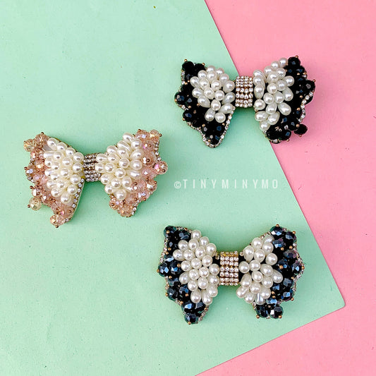 Fancy Handwork Bow Clip - Tinyminymo