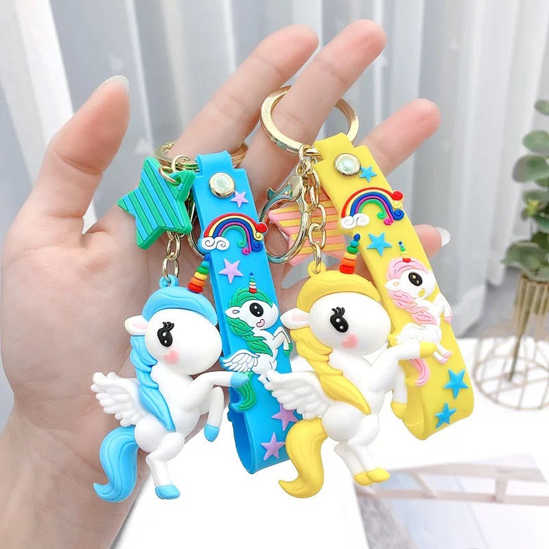 Flying Unicorn 3D Keychain - Tinyminymo