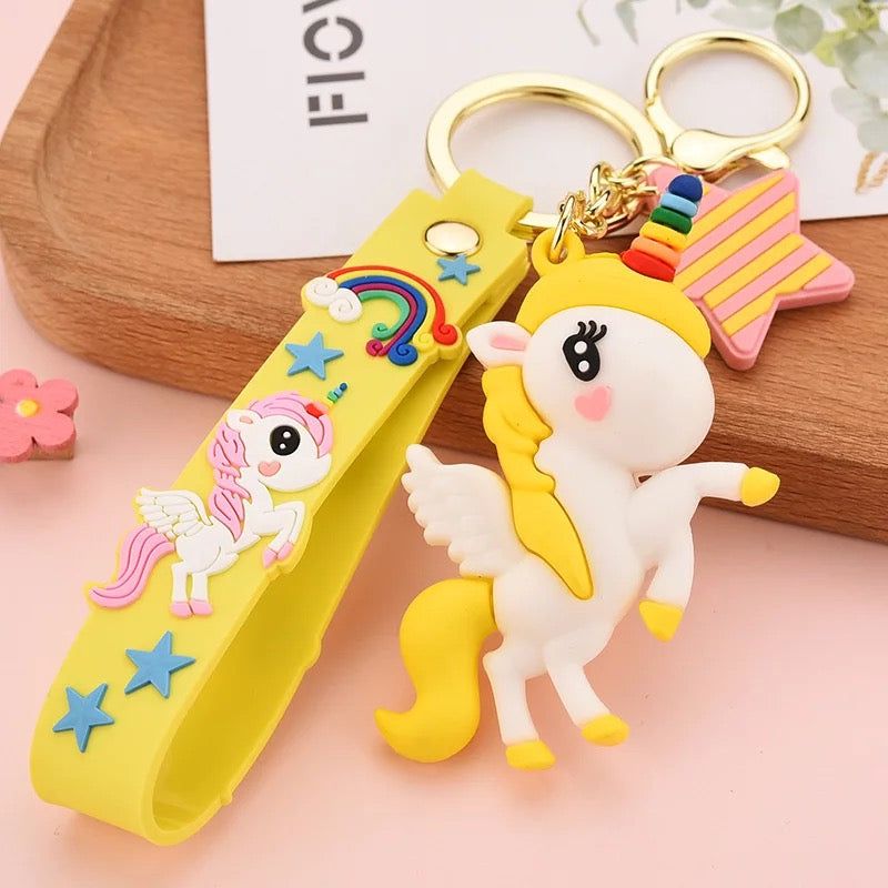 Flying Unicorn 3D Keychain - Tinyminymo