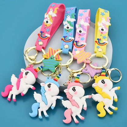 Flying Unicorn 3D Keychain - Tinyminymo