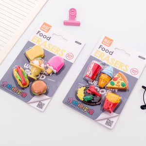 Food Eraser Sets - Tinyminymo