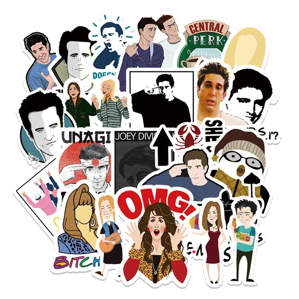 F.R.I.E.N.D.S Stickers - Set of 55 - Tinyminymo