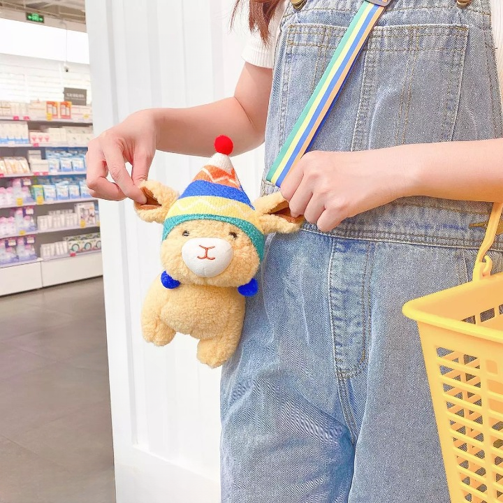 Furry Llama Sling Bag - Tinyminymo