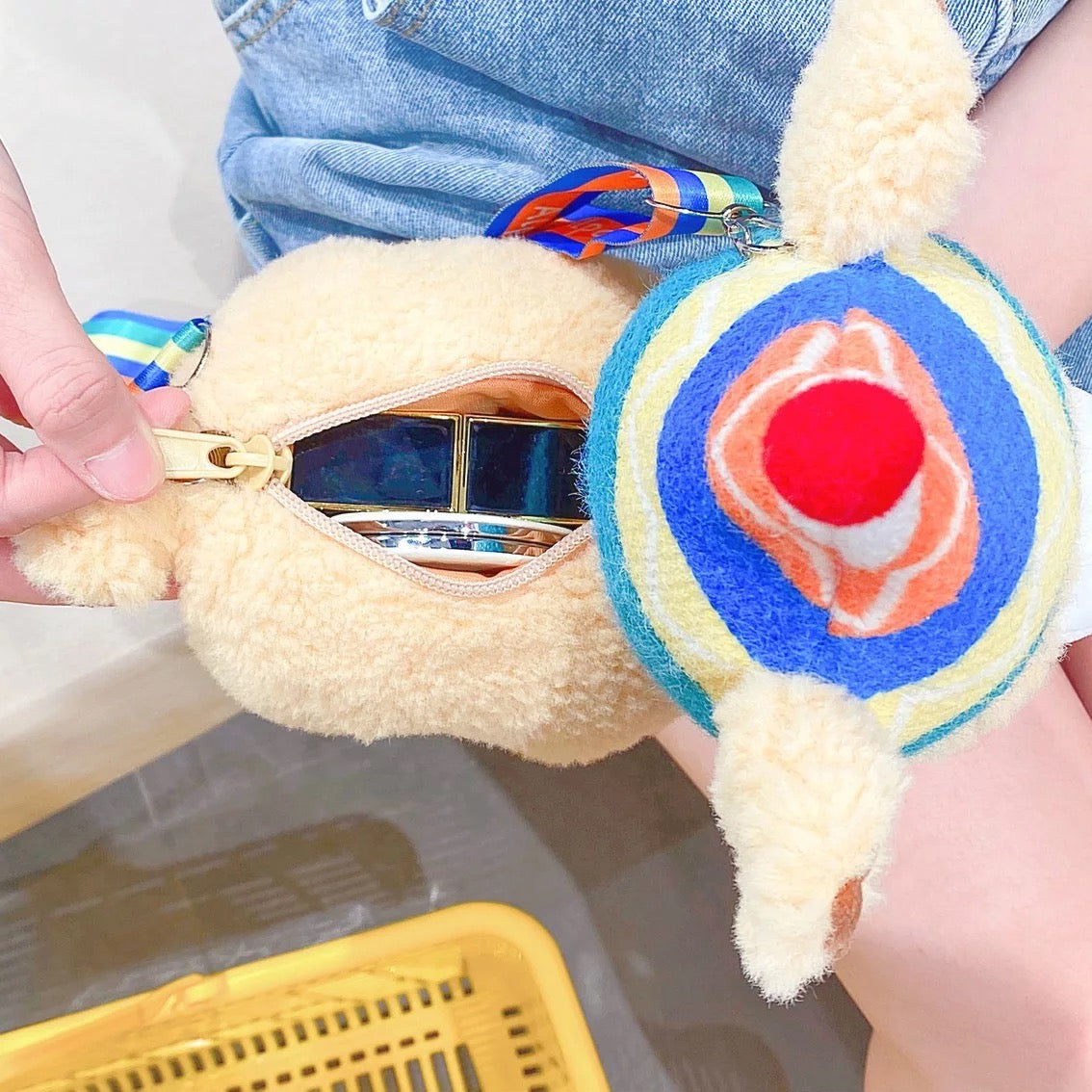 Furry Llama Sling Bag - Tinyminymo
