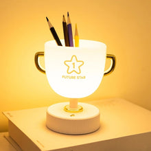 Load image into Gallery viewer, Future Star Trophy LED Lamp and Pen Stand - Tinyminymo
