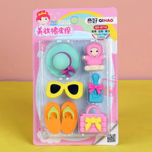 Load image into Gallery viewer, Girls Fashion Eraser Set - Tinyminymo
