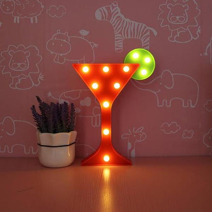 Cocktail Marquee Light