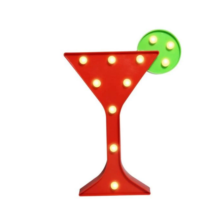 Cocktail Marquee Light