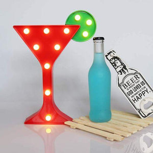 Cocktail Marquee Light