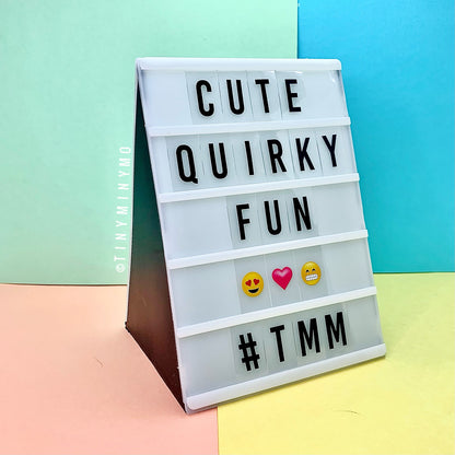 Standing Light Box With White Board