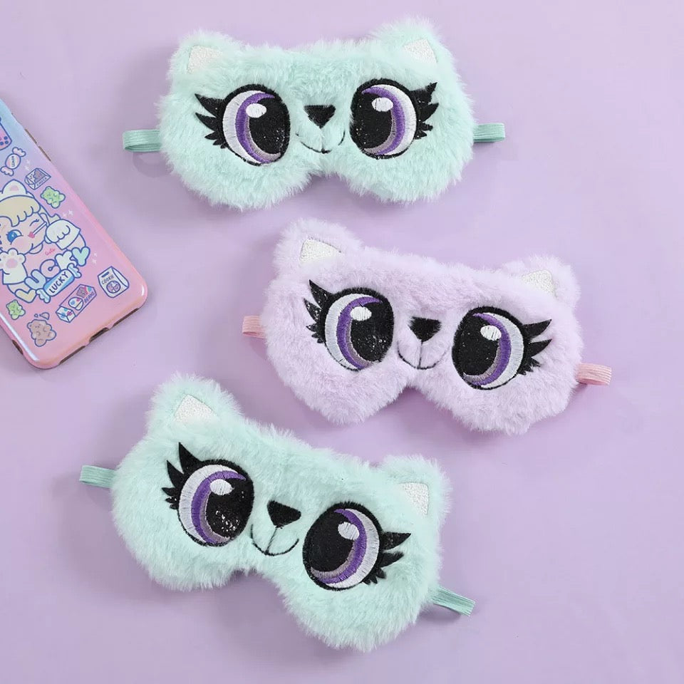 Plush Kitty Eye Mask