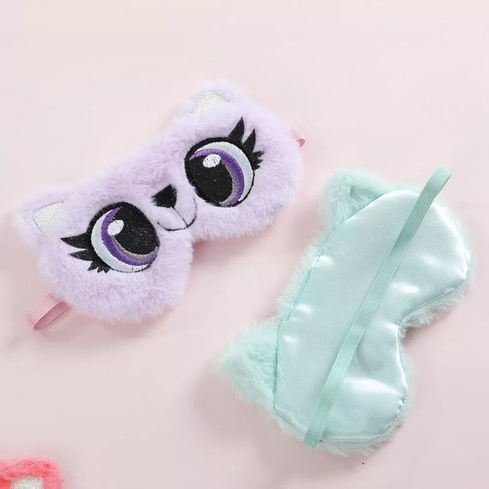Plush Kitty Eye Mask