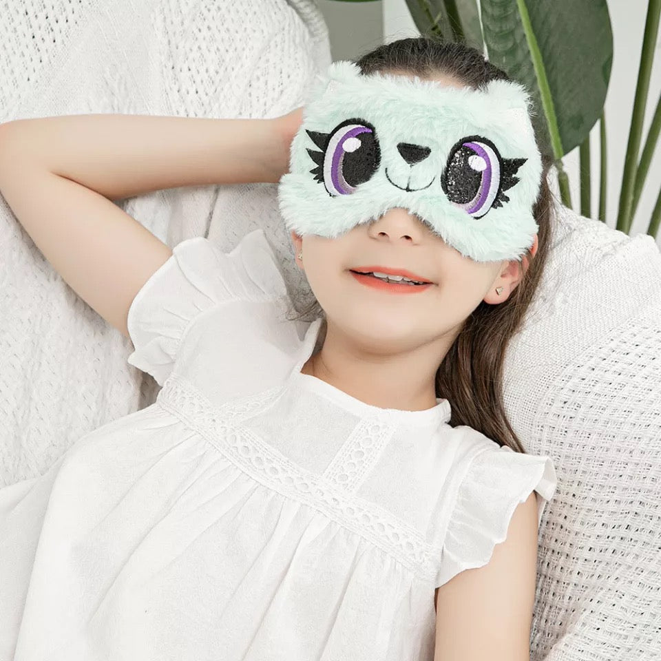 Plush Kitty Eye Mask