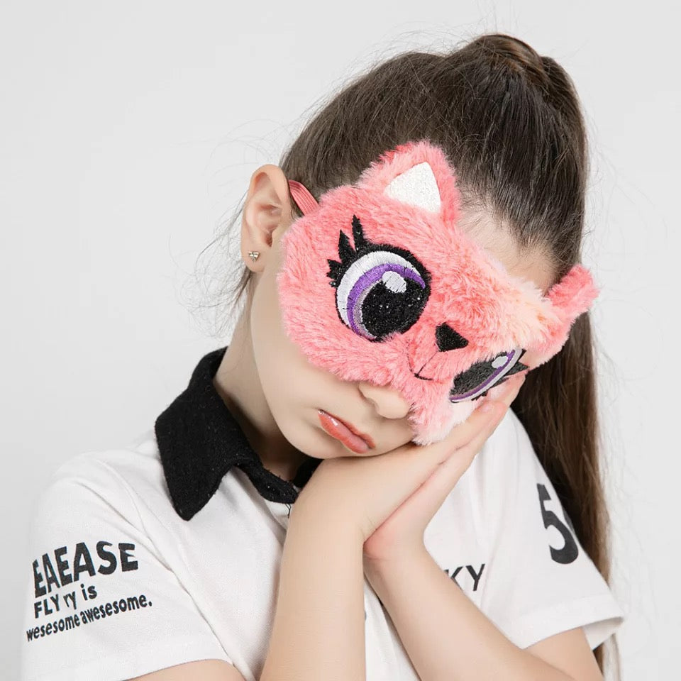 Plush Kitty Eye Mask