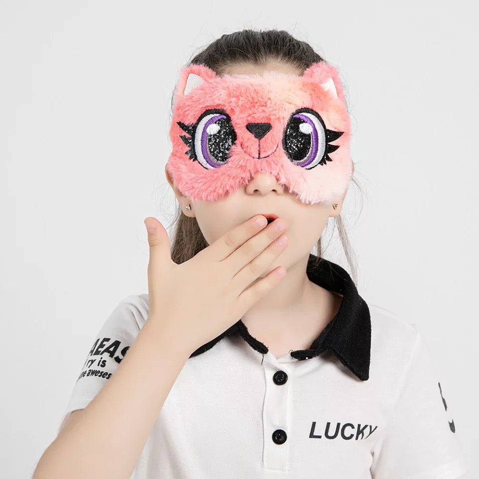 Plush Kitty Eye Mask