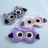 Plush Owl Eye Mask