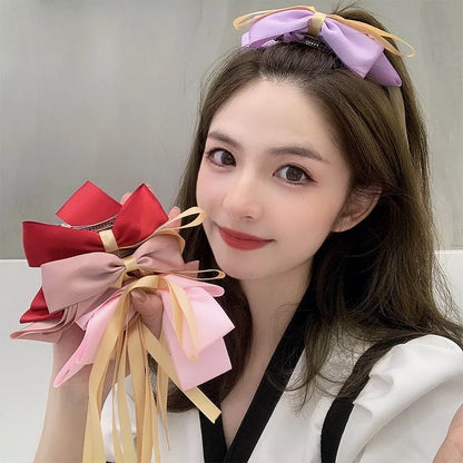Satin Bow Clip