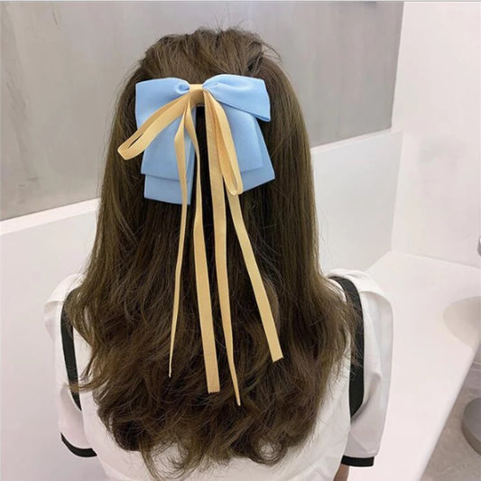 Satin Bow Clip