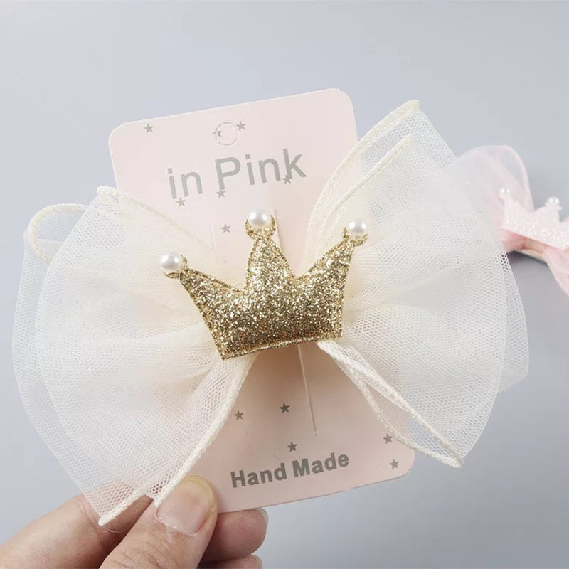 Crown Bow Clip
