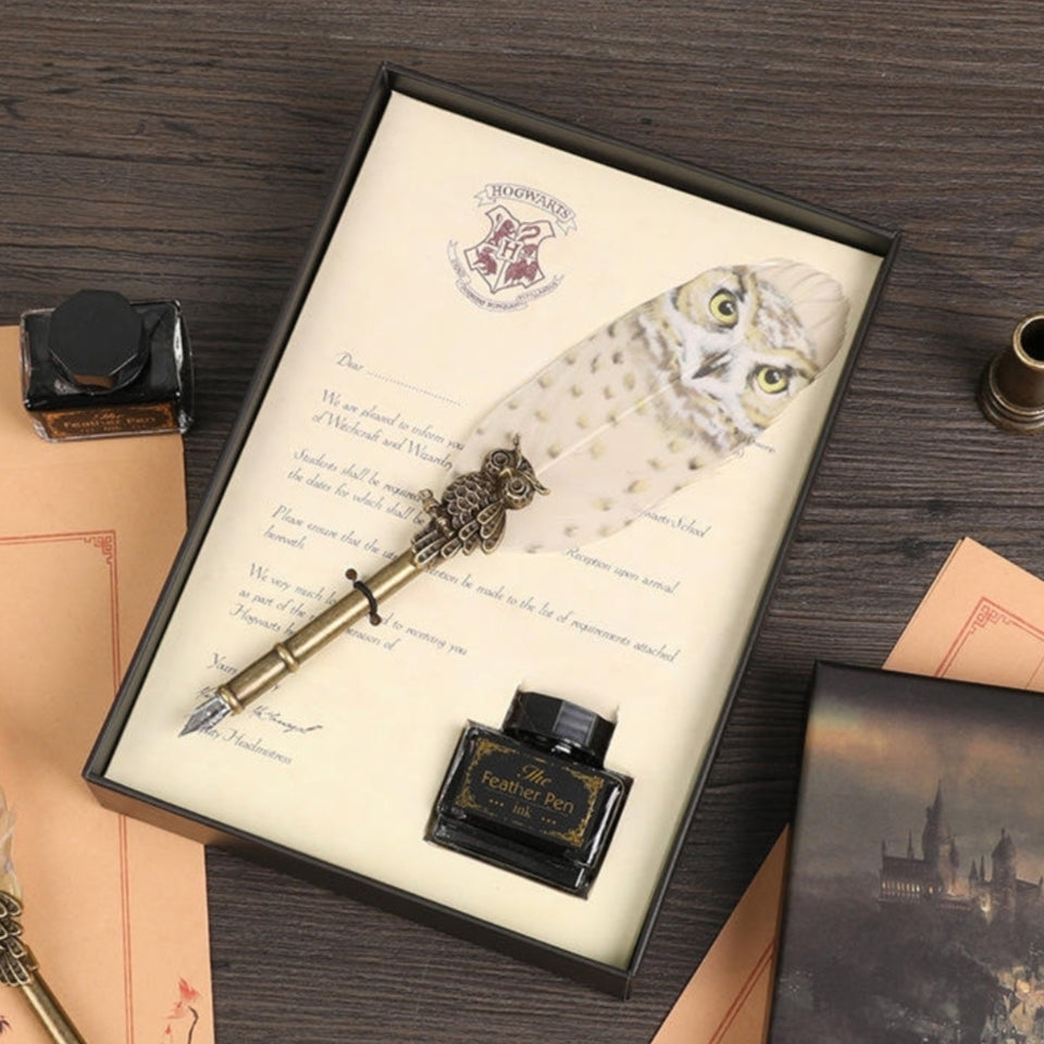 Hogwarts Feather Pen with Ink - Tinyminymo