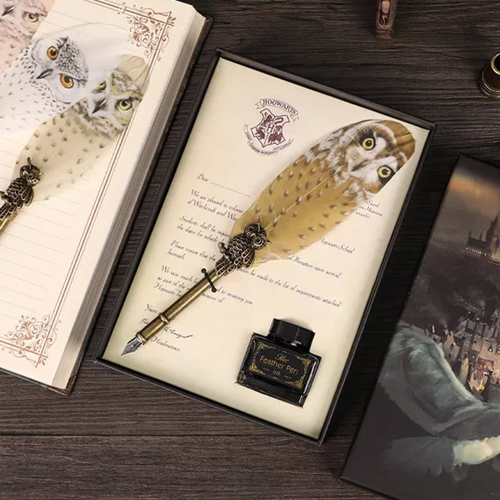 Hogwarts Feather Pen with Ink - Tinyminymo