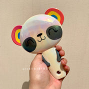 Holographic Panda Hair Brush - Tinyminymo