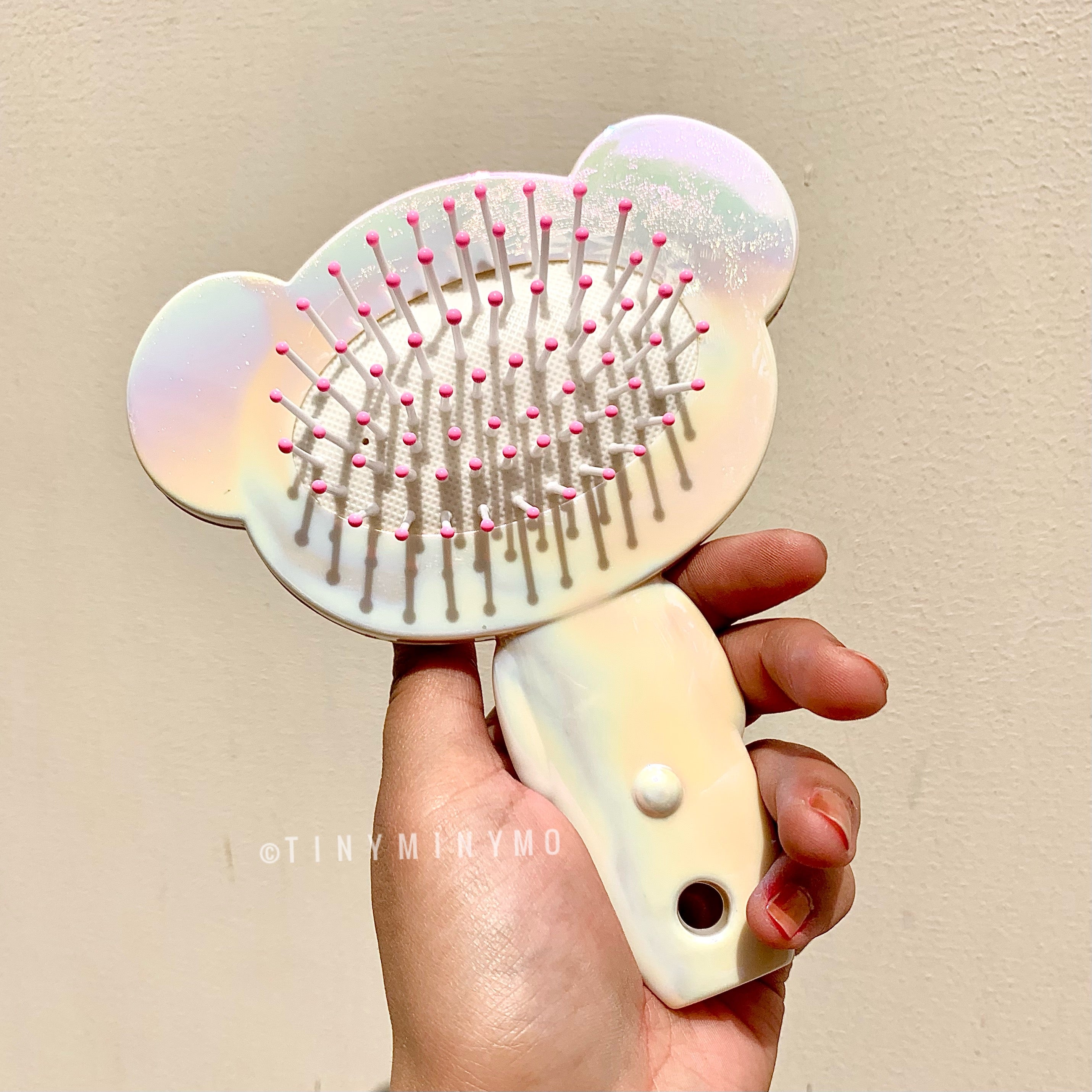 Holographic Panda Hair Brush - Tinyminymo