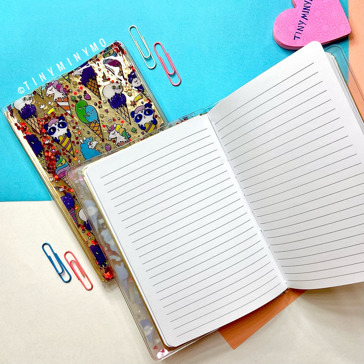 Ruled Pages Notebook - Tinyminymo