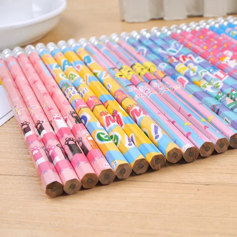 Jungle Animal Pencils - Set of 24 - Tinyminymo