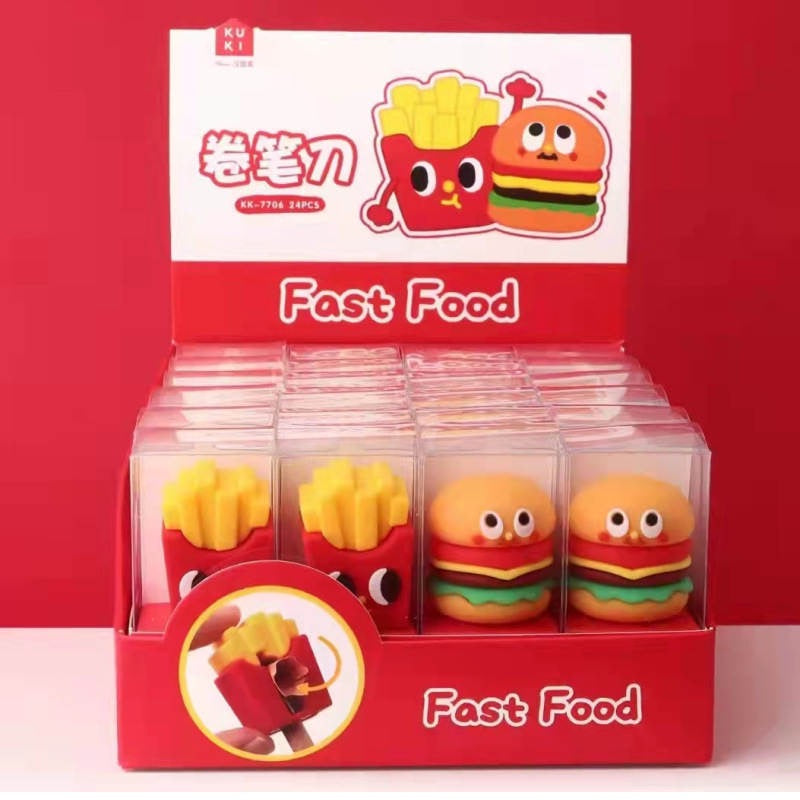 Kawaii Fast Food Sharpener - Tinyminymo